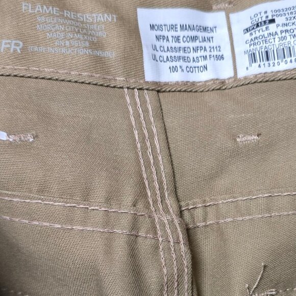 New Men's LAPCO FR Fire Resistant Khaki Pants - Picture 3 of 5